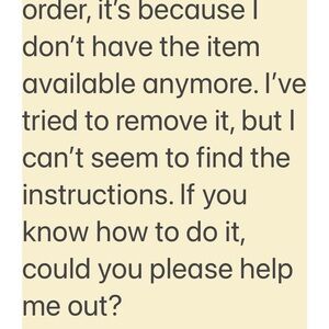 Assistance Needed for Item Removal